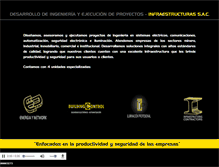 Tablet Screenshot of infraestructuras.com.pe